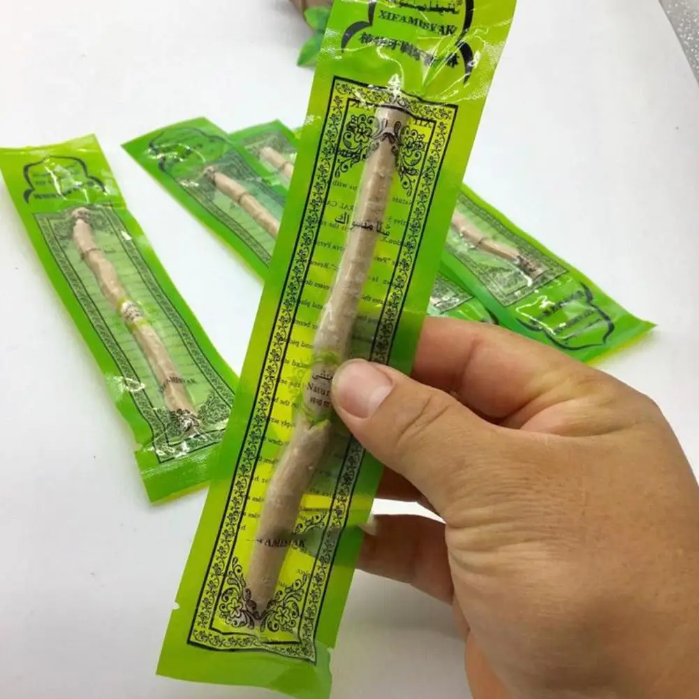 Miswak Siwak Natural Zahnbürste Misvak Traditional Arak Miswak Manuelle Zahnaufheller Soft Travel Middle Eastern Ancient Law Image