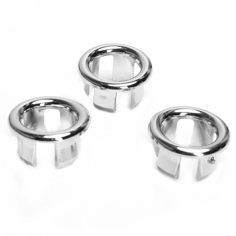 3-Badewannen-Waschbecken-Ring, Überlaufabdeckung, Ersatz-Waschbecken-Abdeckung, Badezimmer, Keramik-Waschbecken-Überlaufring