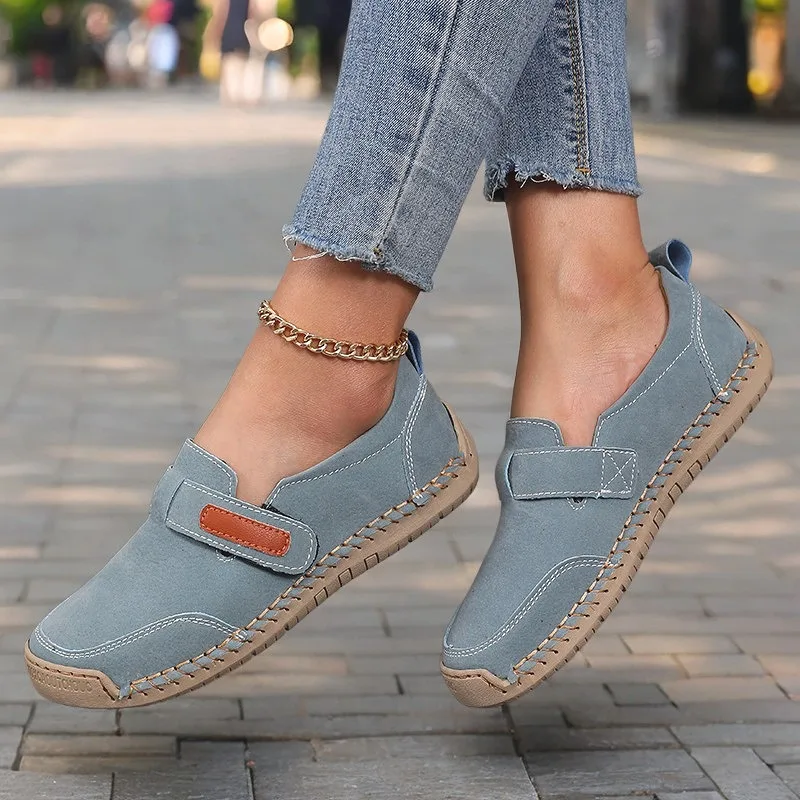 Damen-Wildleder-Loafer 2025, lässige flache Schuhe, bequeme Slip-on-Schuhe, luxuriöse Designer-Schuhe, Da Größe 36, 43 Aut É, Tenis feminino