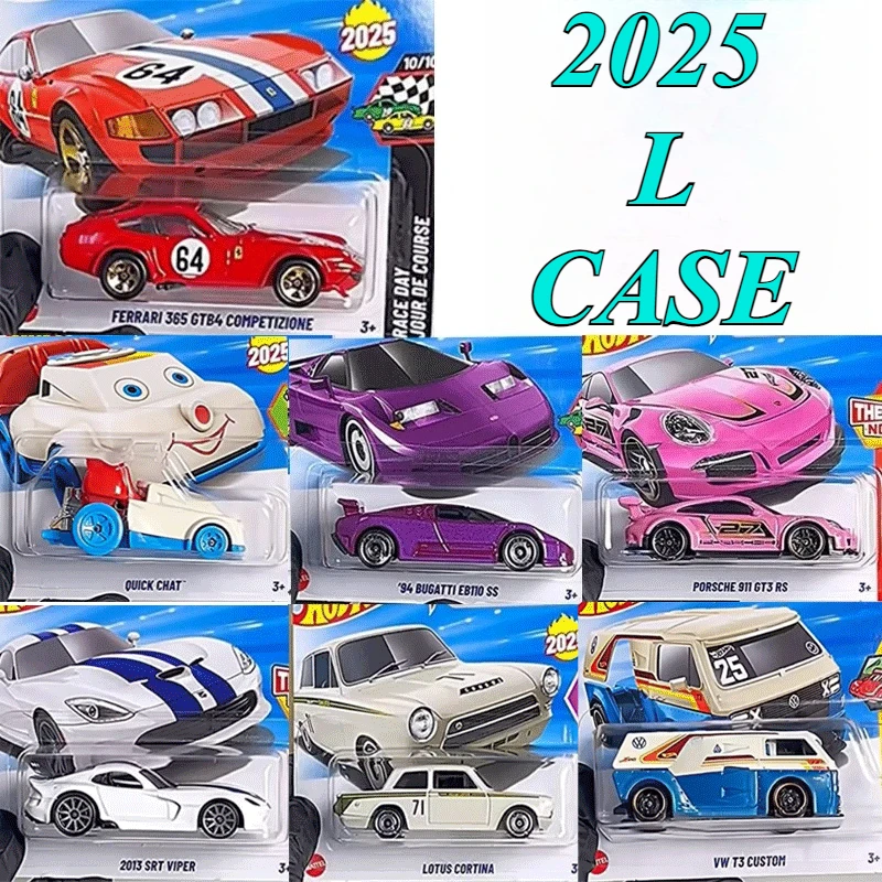 2025L Original Hot Wheels Auto 1/64 Diecast Jungen Spielzeug Ferrari 365 GTB4 Porsche 911 GT3 Lotus Bugatti Honda Civic Metall Modell Geschenk