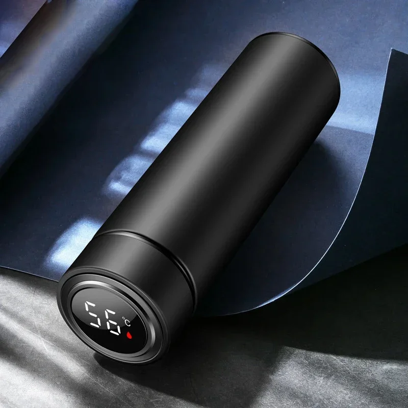 500ML Intelligente Thermoskanne mit LED-Digitaltemperaturanzeige Edelstahl-Wasserflasche für unterwegs zur Temperaturverfolgung Image