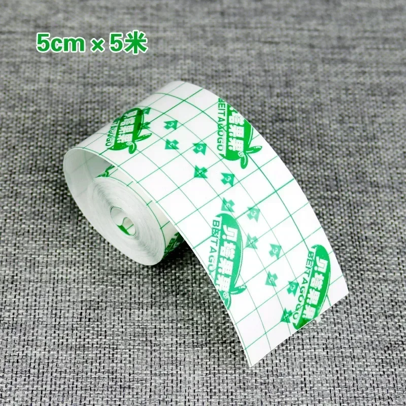 1 Rolle 5 cm x 5 m transparentes Klebeband, PU-Folie, Heftpflaster, wasserfest, antiallergisch, medizinisches Fixierungsband für Wundauflagen Image