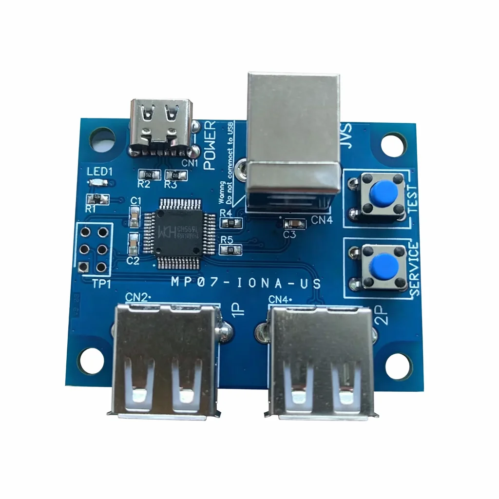 MP07-IONA-US JVS zu USB Arcade-Spiel-Konverter | JVS USB-Adapter für Arcade-Spielautomaten für PC, PS4, Xbox