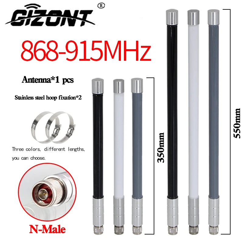 868MHz 923MHz Helium Hotspot Miner Antenne Omni 900MHz MHz wasserdichte Glasfaser-Außenantenne für Lorawan Hnt Bobcat Rak Image