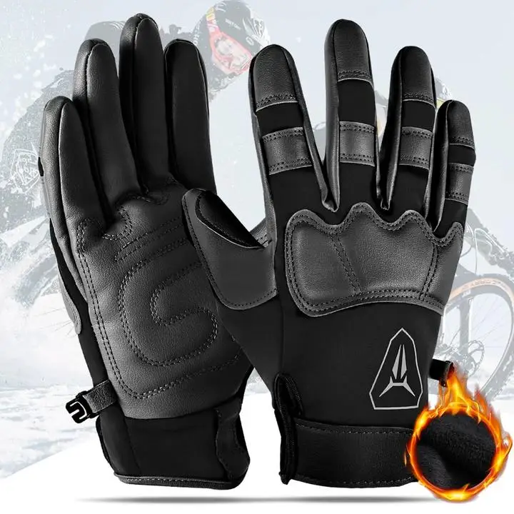 Winter Motorrad Handschuhe Wasserdichte Warme männer Motorrad Reiten Handschuhe FingertipTouchscreen Nicht Slip Moto Motocross Handschuhe Image