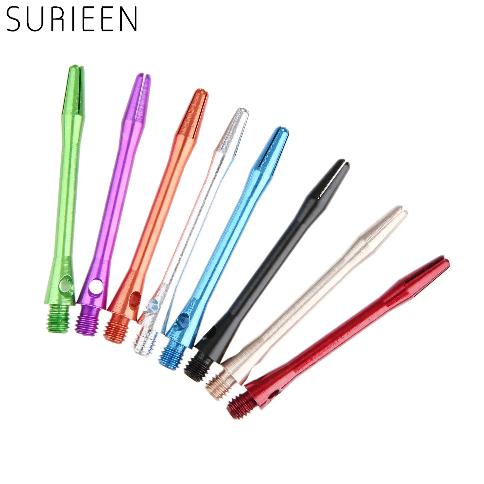 6 Pcs 45mm Darts Wellen Aluminium Legierung 2BA Dart Welle Für Professionelle Nizza Dart Wellen Vorbauten Werfen Set Zubehör 8 farben Image