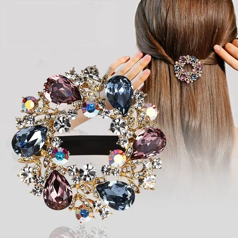 Neue Ankunft Kristall Stirnband Diamant Legierung Haar Bands Frauen Mädchen Haar Zubehör Mode Koreanische Haar Clip Accessori Image