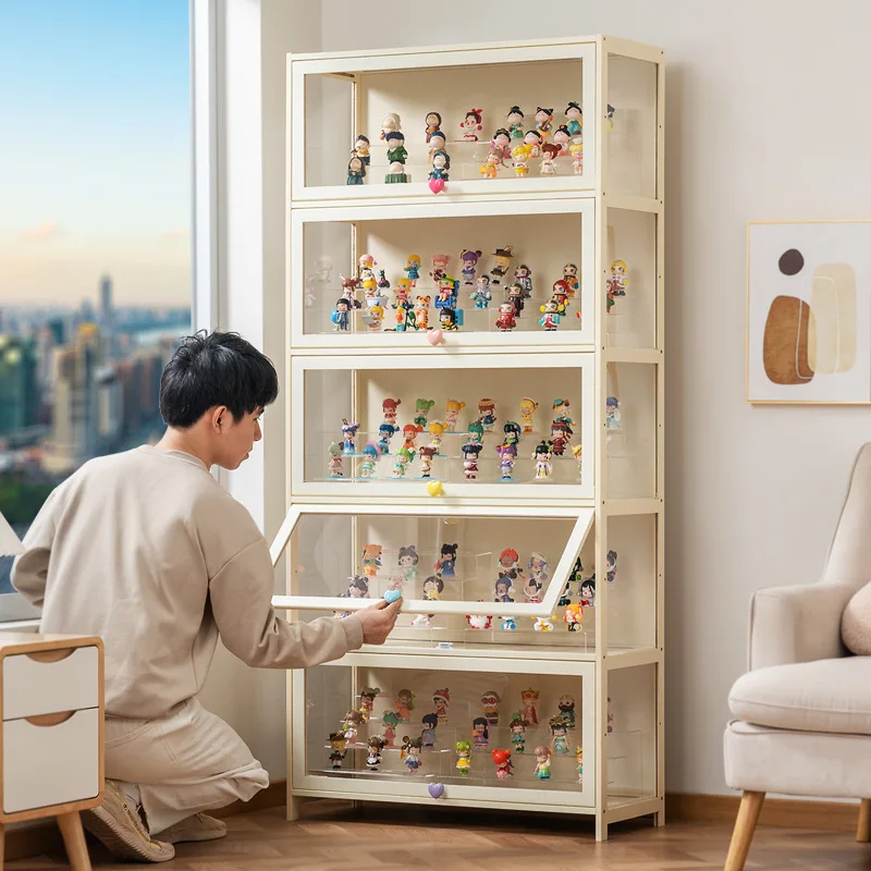 Abbildung Lego Vitrine Haushalt Creme Wind Staubdicht Acryl Transparent Modell Spielzeug Blind Box Vitrine