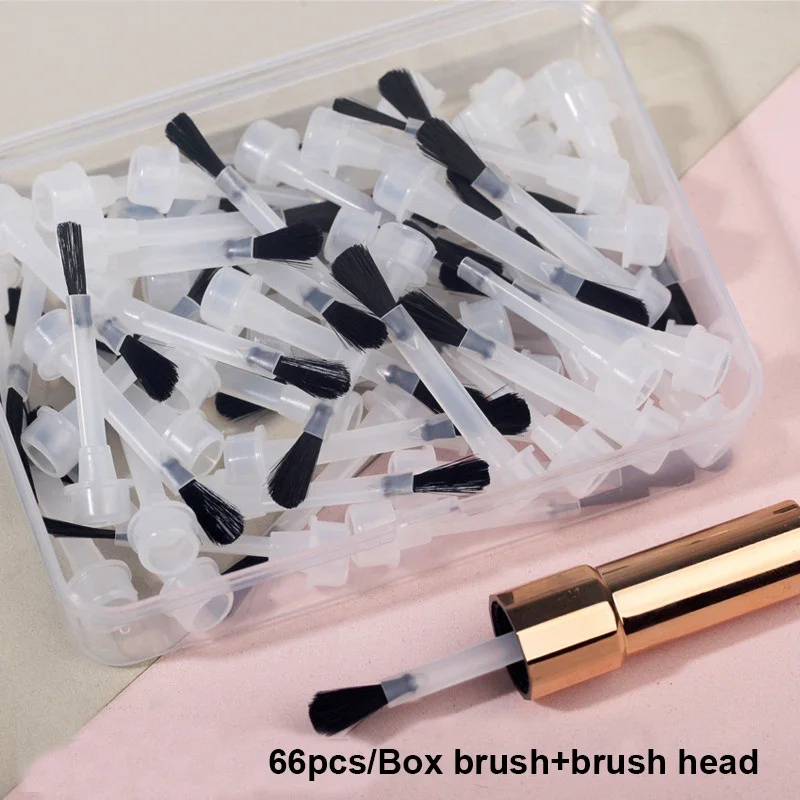 25/66 stücke Einweg Nagellack Pinsel Nagellack Ersatz Pinsel Kit ip Pulver Flüssigkeit Ersatz Pinsel Maniküre Werkzeuge Image
