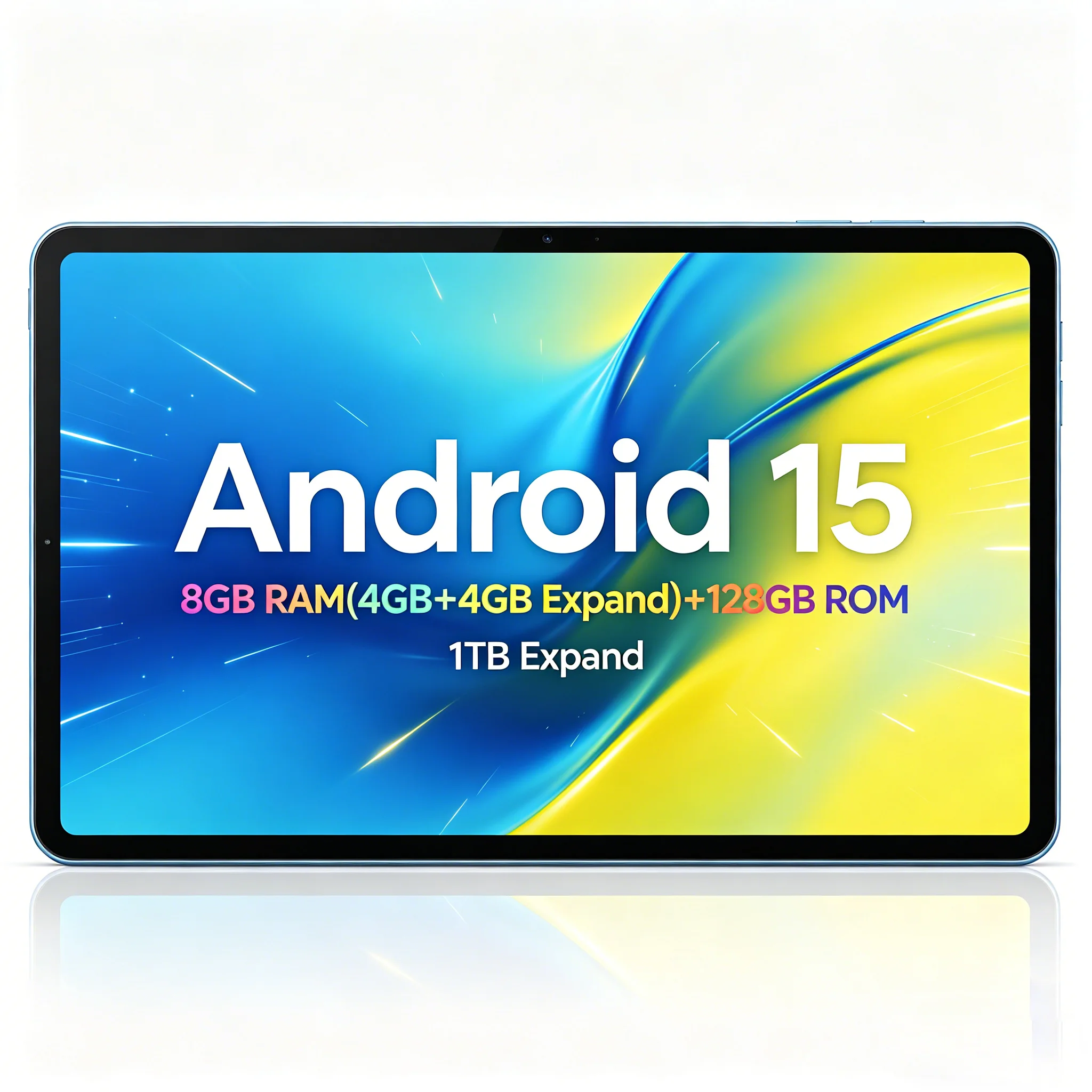 Paitanry Android 15 Octa-Core Tablet 8GB Erweiterbarer RAM 128GB ROM 5000mAh 1280x800 IPS HD 2,4G/5G WLAN GPS Duale Kamera Duale Lautsprecher Image