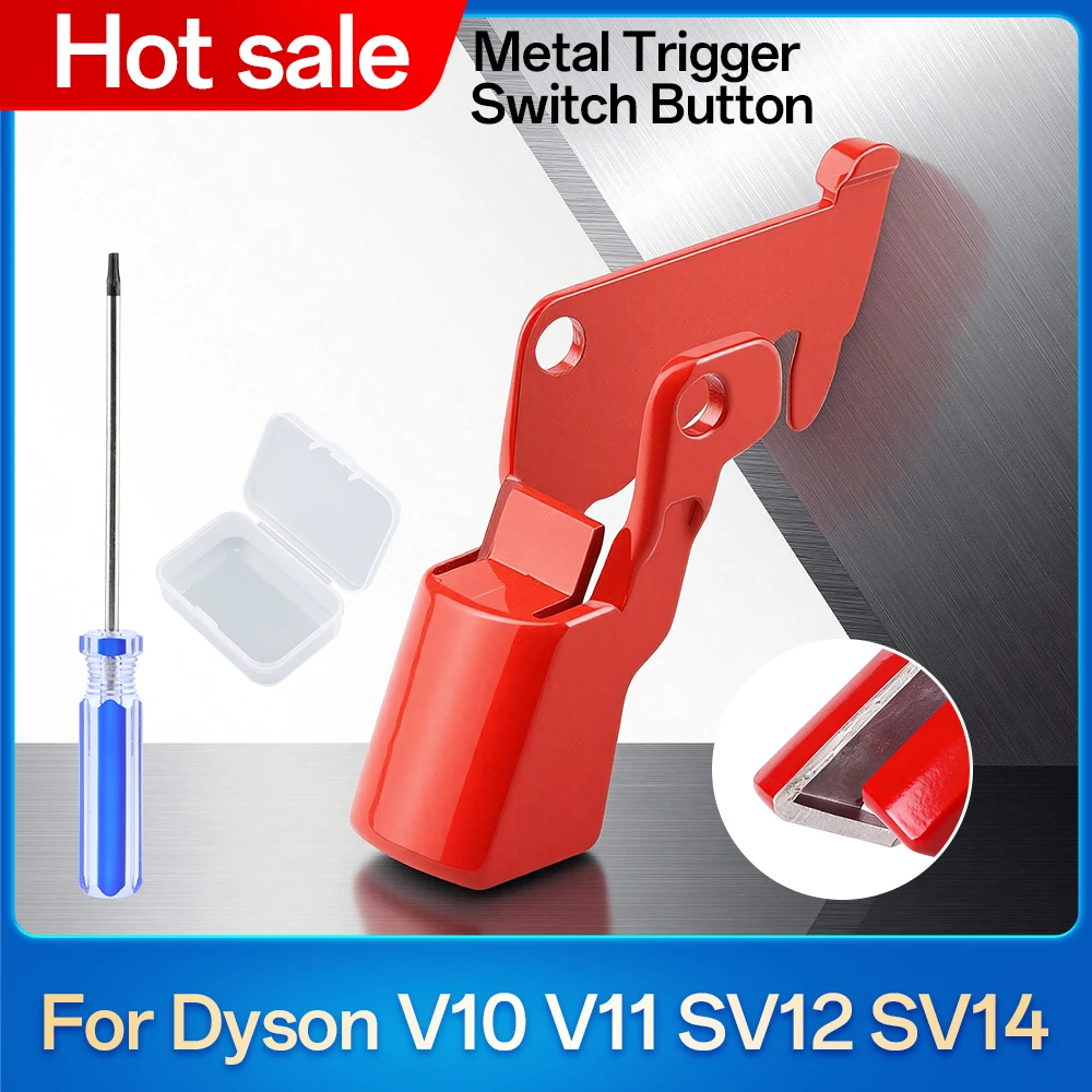 Metall-Auslöseschalter Ersatzkompatibel mit Dyson V10 V11 SV12 SV14 Staubsauger Netzschalter Ersatz Image
