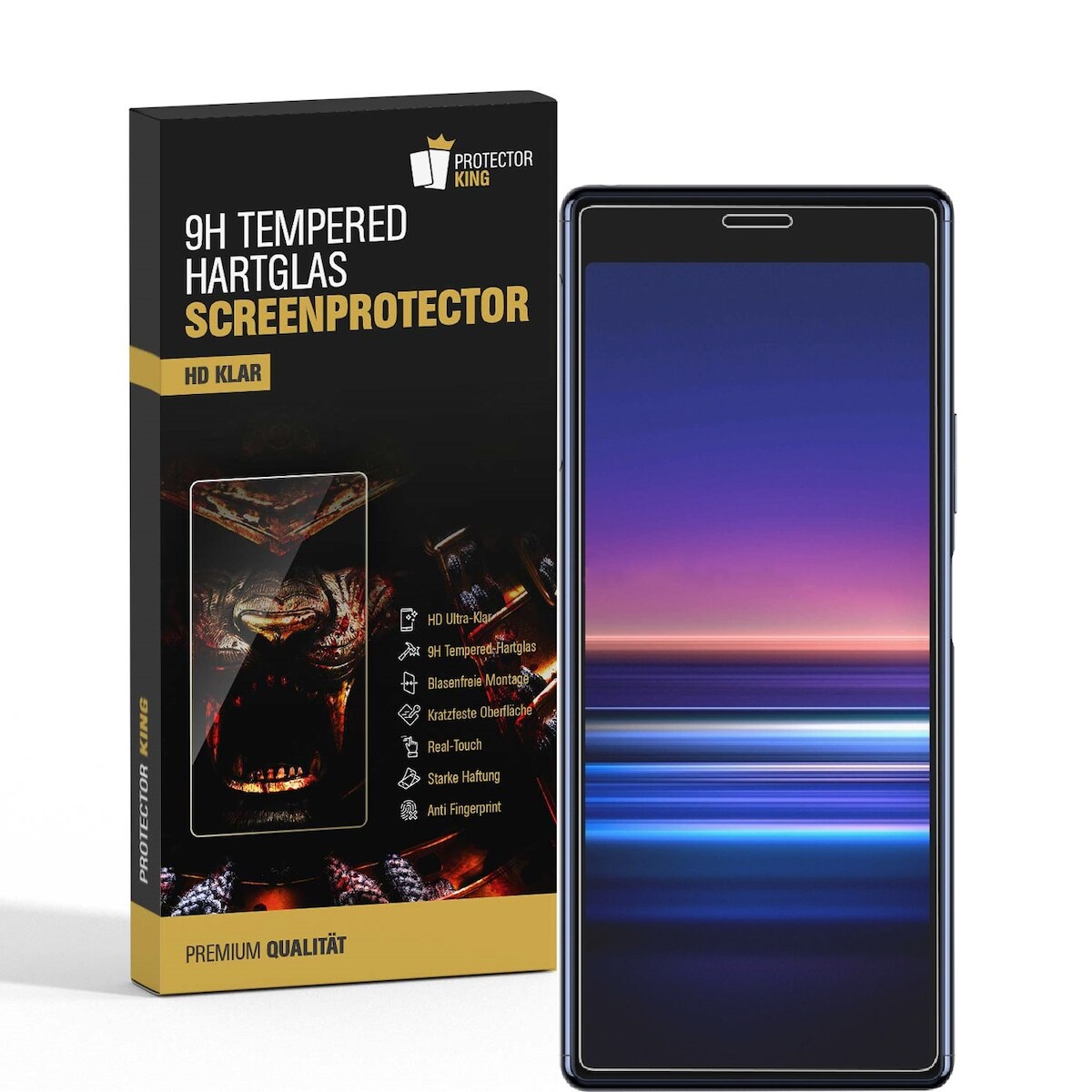 6x 9H Hartglas für Sony Xperia 5 Panzerfolie Displayschutz Schutzfolie HD KLAR Panzerglas Schutzglas Glasfolie Displayglas Image