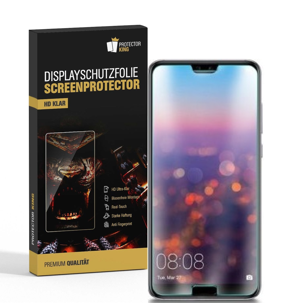 3x Displayschutzfolie für Huawei Honor 10 Displayfolie Schutzfolie HD ULTRA KLAR Image