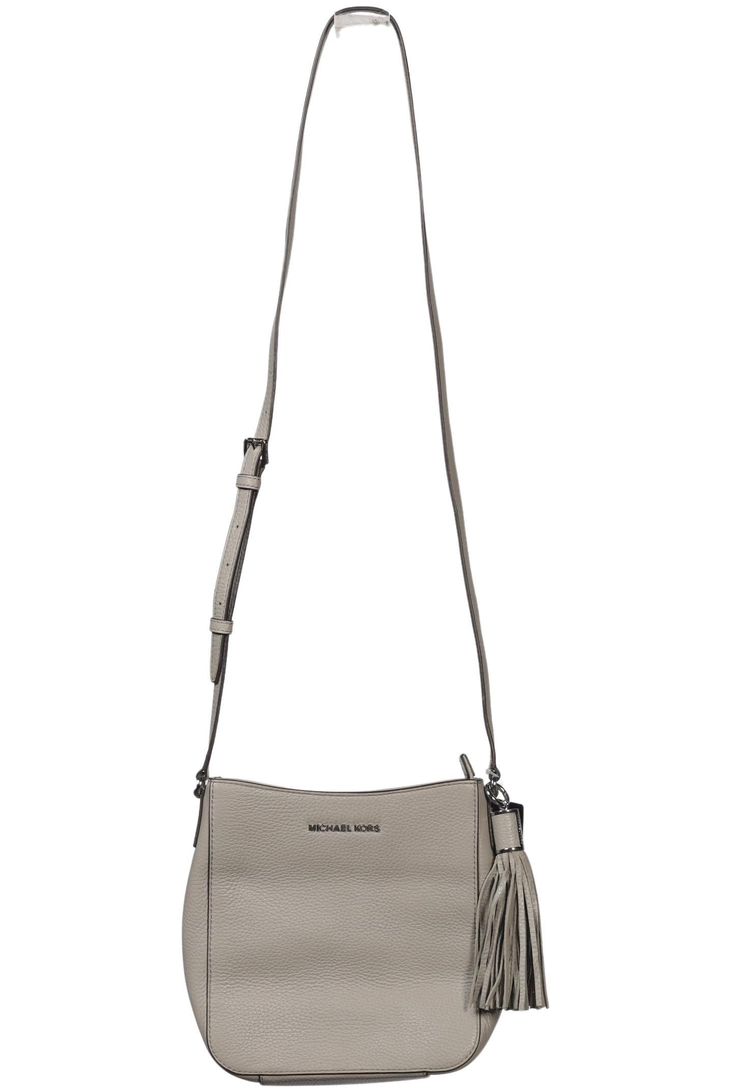 Michael Michael Kors Damen Handtasche klein Leder, Gr. , Grau, kein / Etikett / Leder