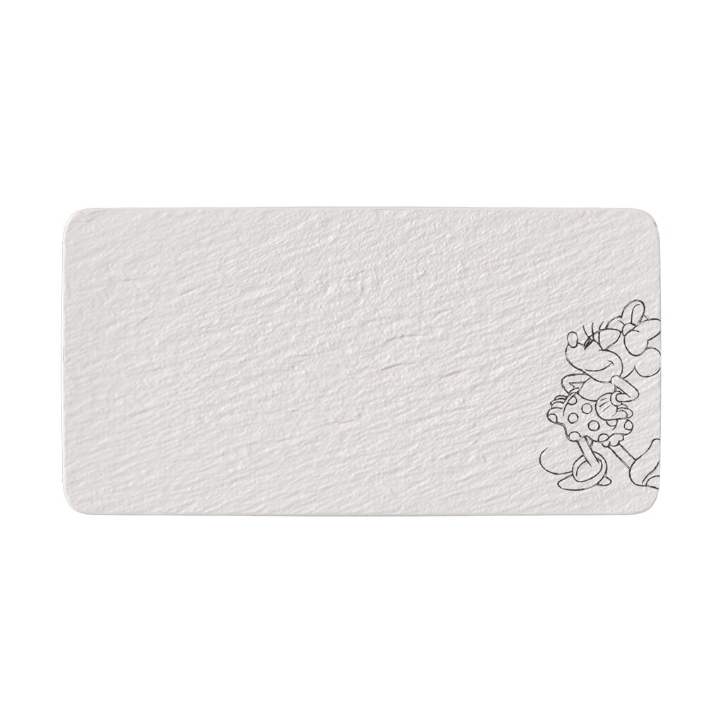 Villeroy & Boch Manufacture Rock blanc - Mickey Mouse Servierplatte 34,9 x 17,9 cm Image