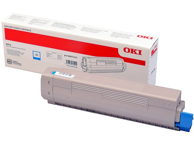 Laser/Kopierer OKI 46471115 OKI C813DN TONER CYAN Image