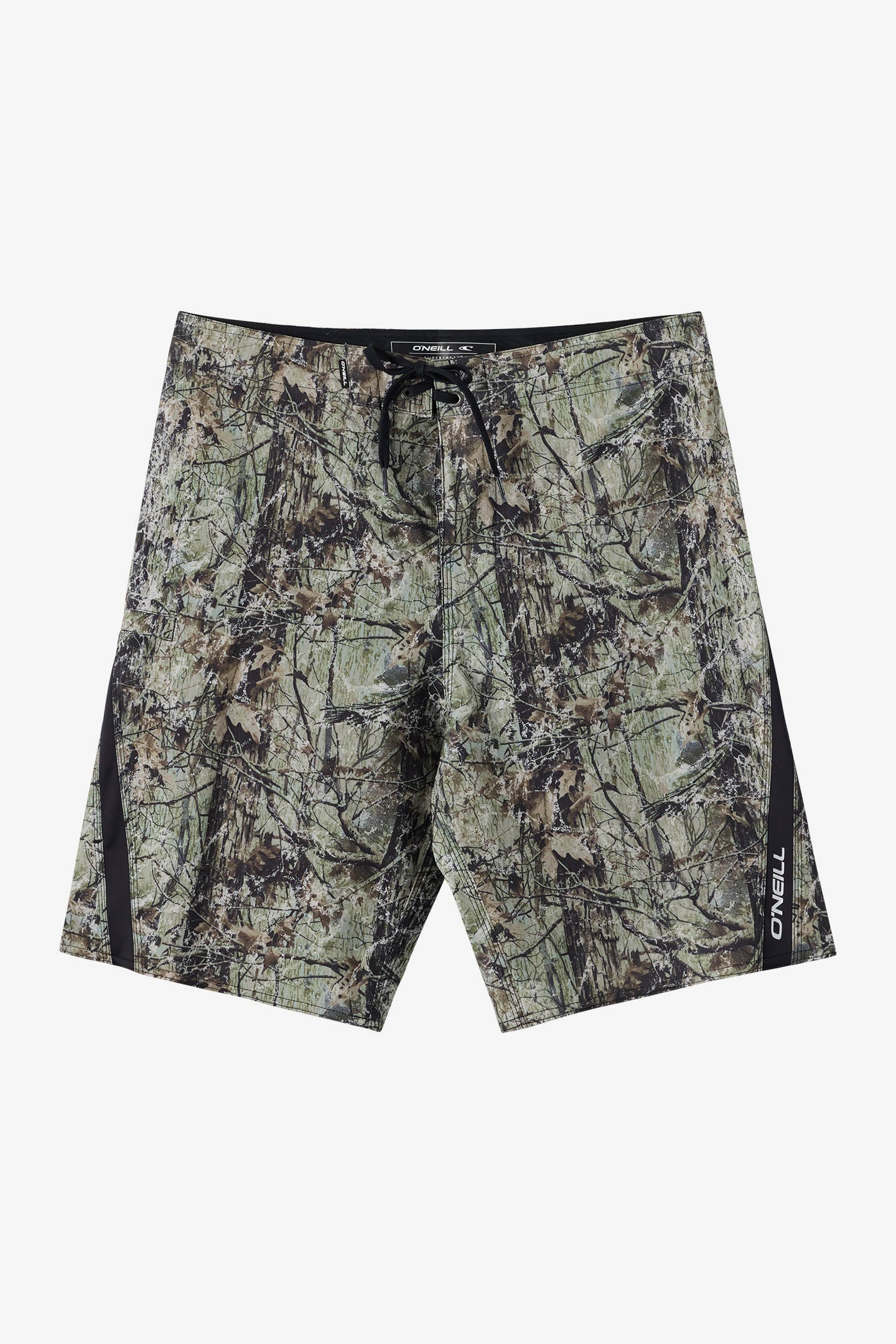 O'Neill Men's Superfreak 20"" Board Shorts in Seagrass, Size 40, Elastane/Polyester