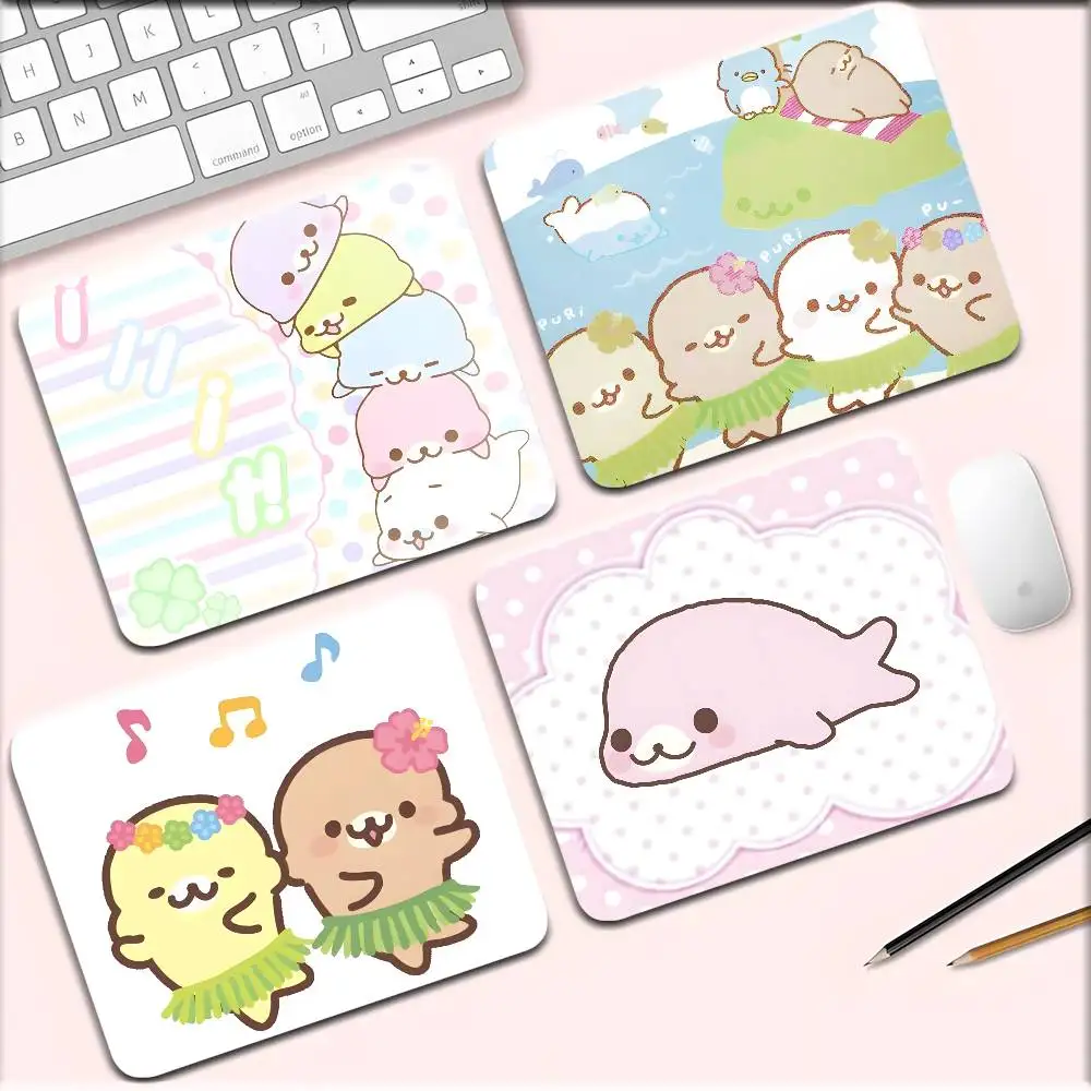 1 Stück Kawaii Mamegoma NIEDLICHES kleines Mauspad, Tastaturpad, Laptop-Kissen, rutschfestes Schreibtischpad Image