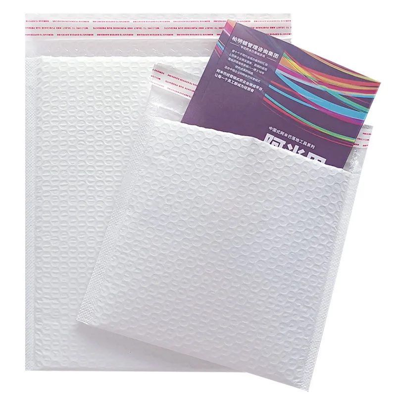 PE Gepolsterte Luftpolsterumschläge Selbstklebende Wasserdichte Versandtaschen Verstärkte Umschläge für Kurierverpackungen Image