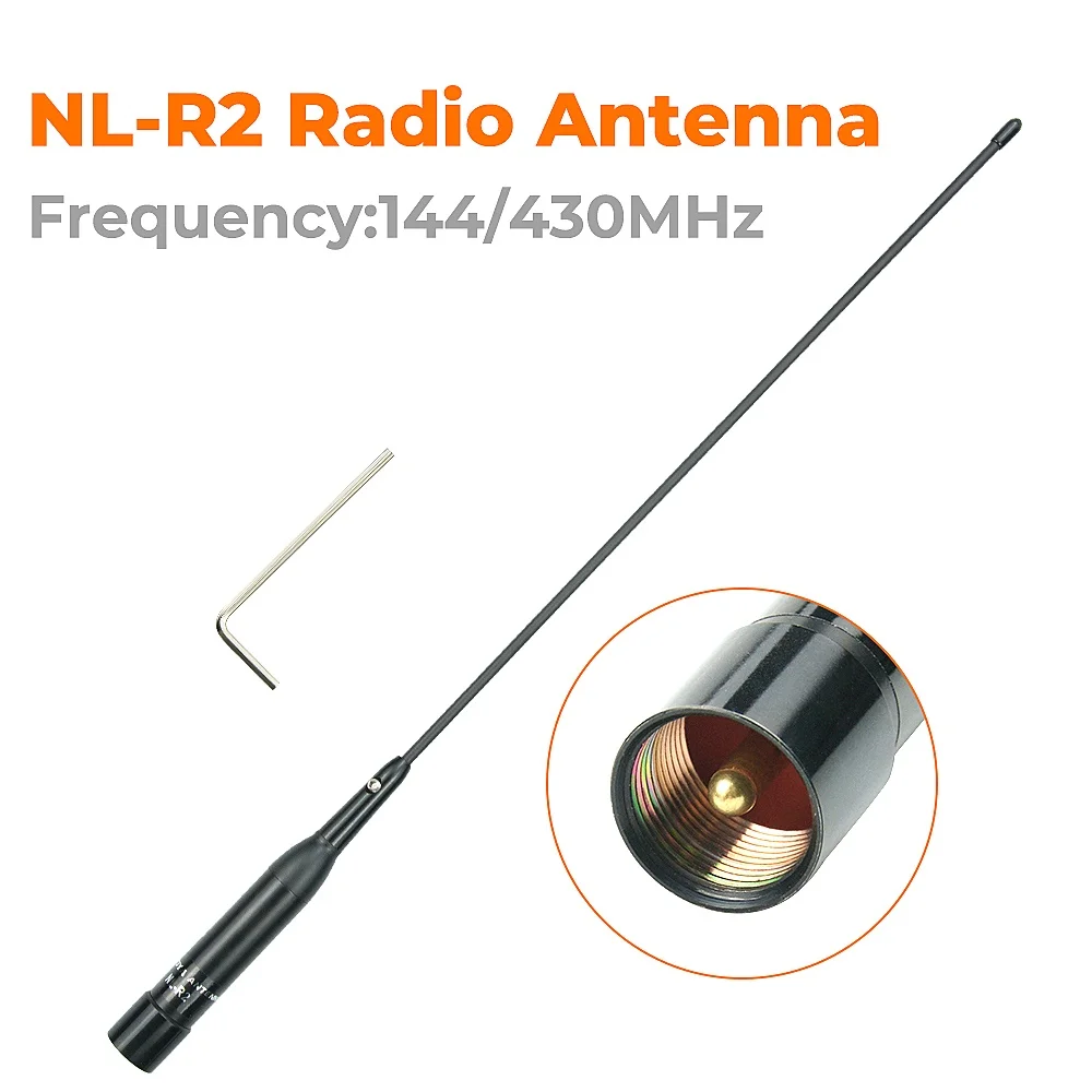 NL-R2 Dual Band 144/430MHz 2.15/3,0 dBi High Gain Mobile Radio Antenne NLR2 Für Auto Radio PL259 Stecker NL R2 Image