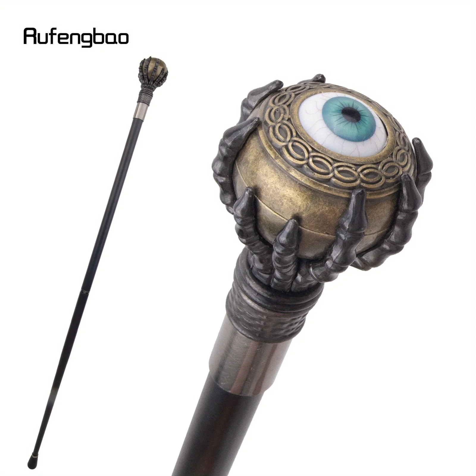 Bloodshot Eyes Augapfel Steampunk Gehstock Fashion Stick Gentleman Crosier Knopf Gehstock Performance Bühnenstock 94 cm Image