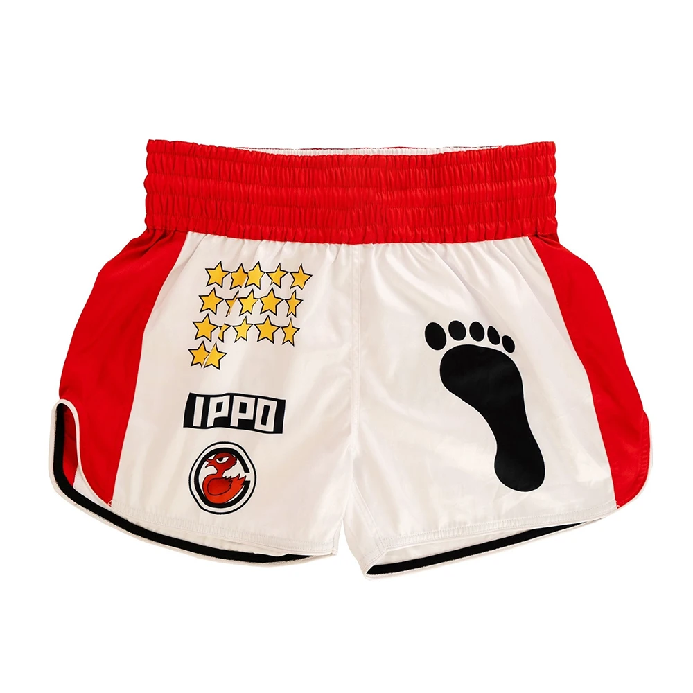 Sommer Neue IPPO Muay Thai Shorts Herren Übergroße Atmungsaktive Schnelltrocknende MMA Anime-Enthusiasten Sportshorts Achteckige Käfigshorts ﻿ Image
