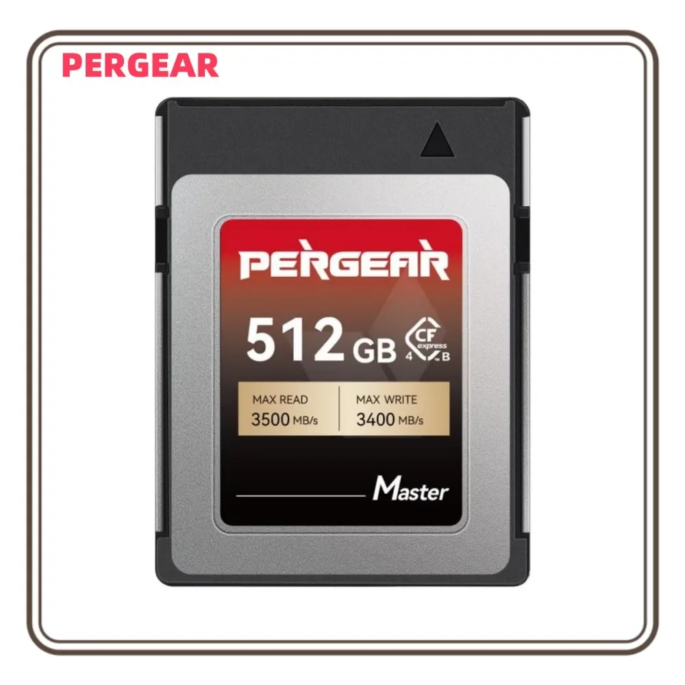 PERGEAR CFexpress 4.0 Typ B Speicherkarte 512 GB 1 TB 3500 MB/s Schreibgeschwindigkeit 3400 MB/S Lesegeschwindigkeit 8k RAW Videoaufzeichnung Foto Image