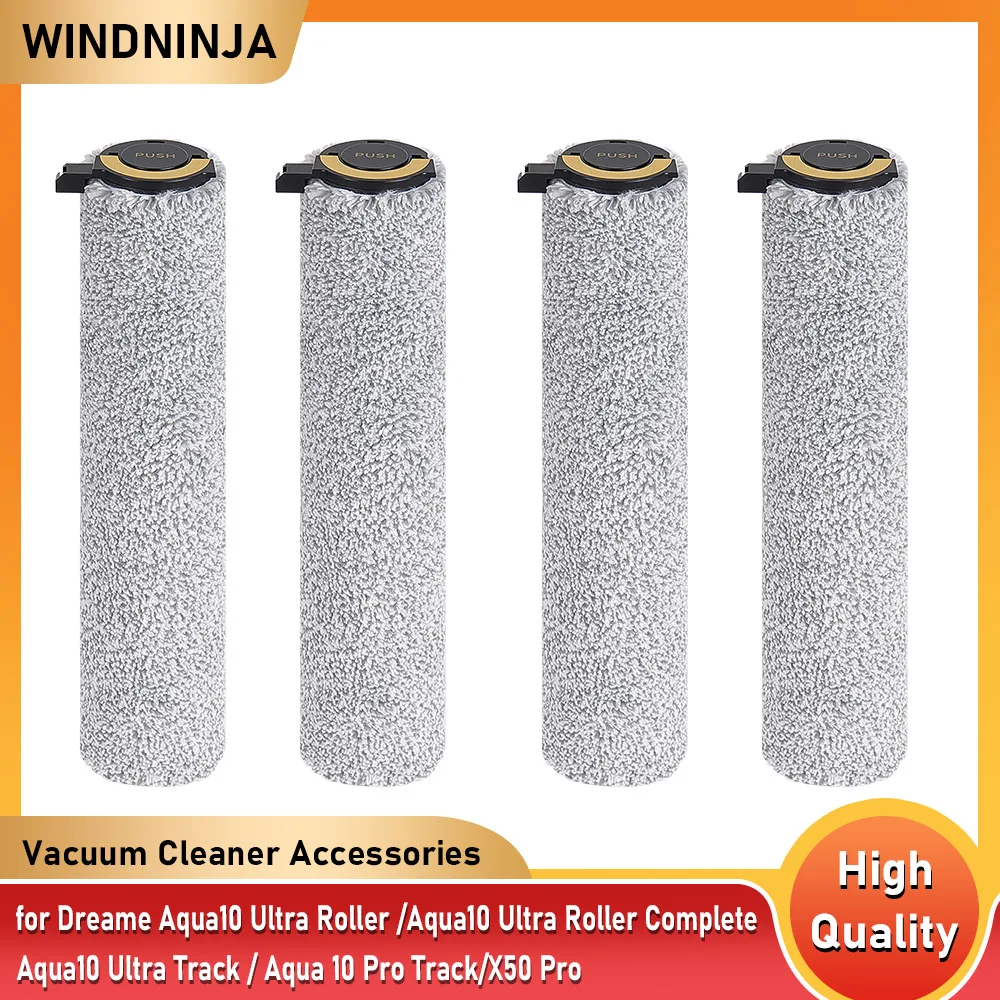 Roller Mopp Für Dreame Aqua 10 Ultra Roller/Aqua 10 Ultra Track/Aqua 10 Pro Track/X50 Pro Roboter staubsauger Roller Pinsel Tuch Image