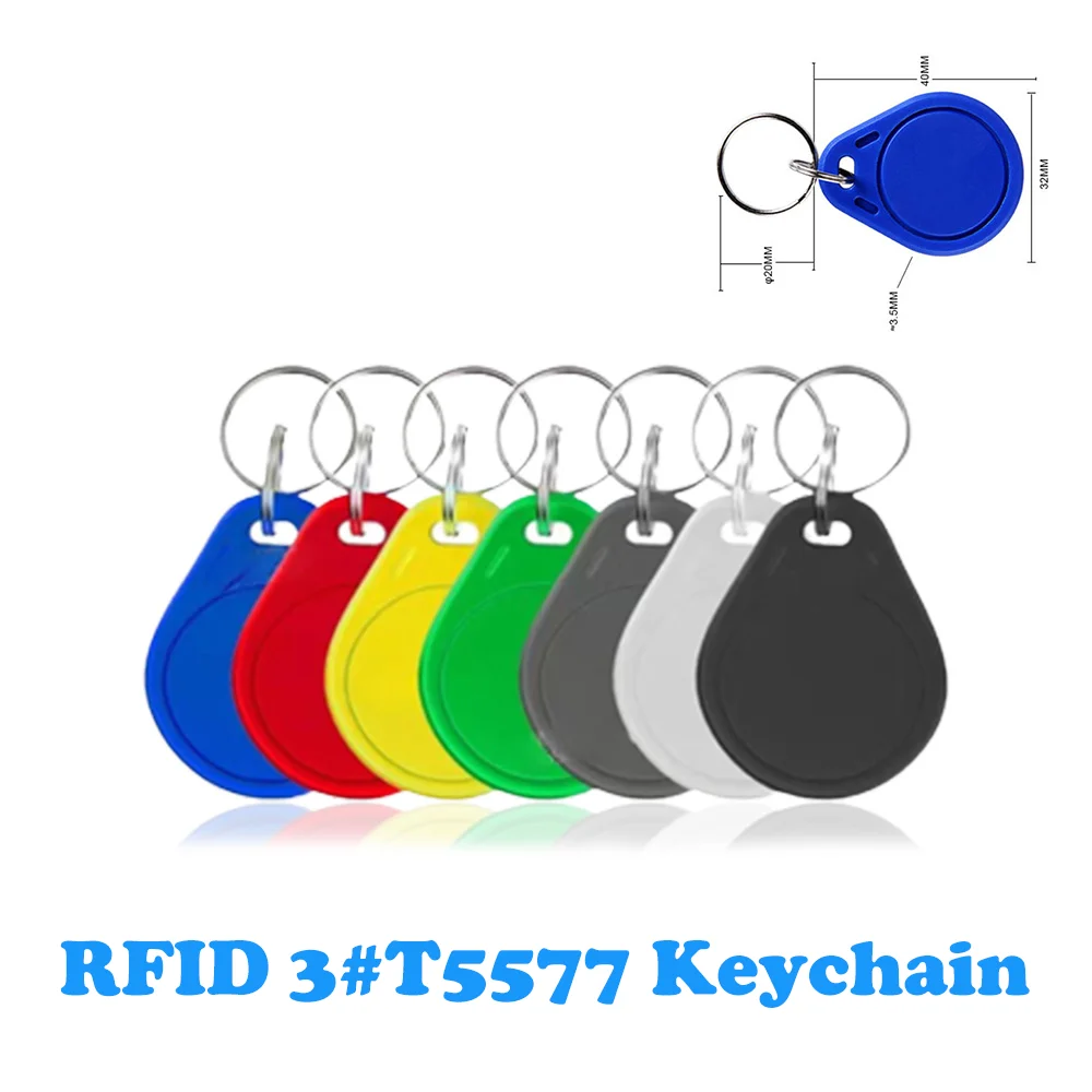 10/20PCS EM4305 Smart Chip Wiederbeschreibbare Karte T5577 Klon Token RFID Veränderbar Abzeichen 125Khz Kopie Proximity Schlüssel tag Image