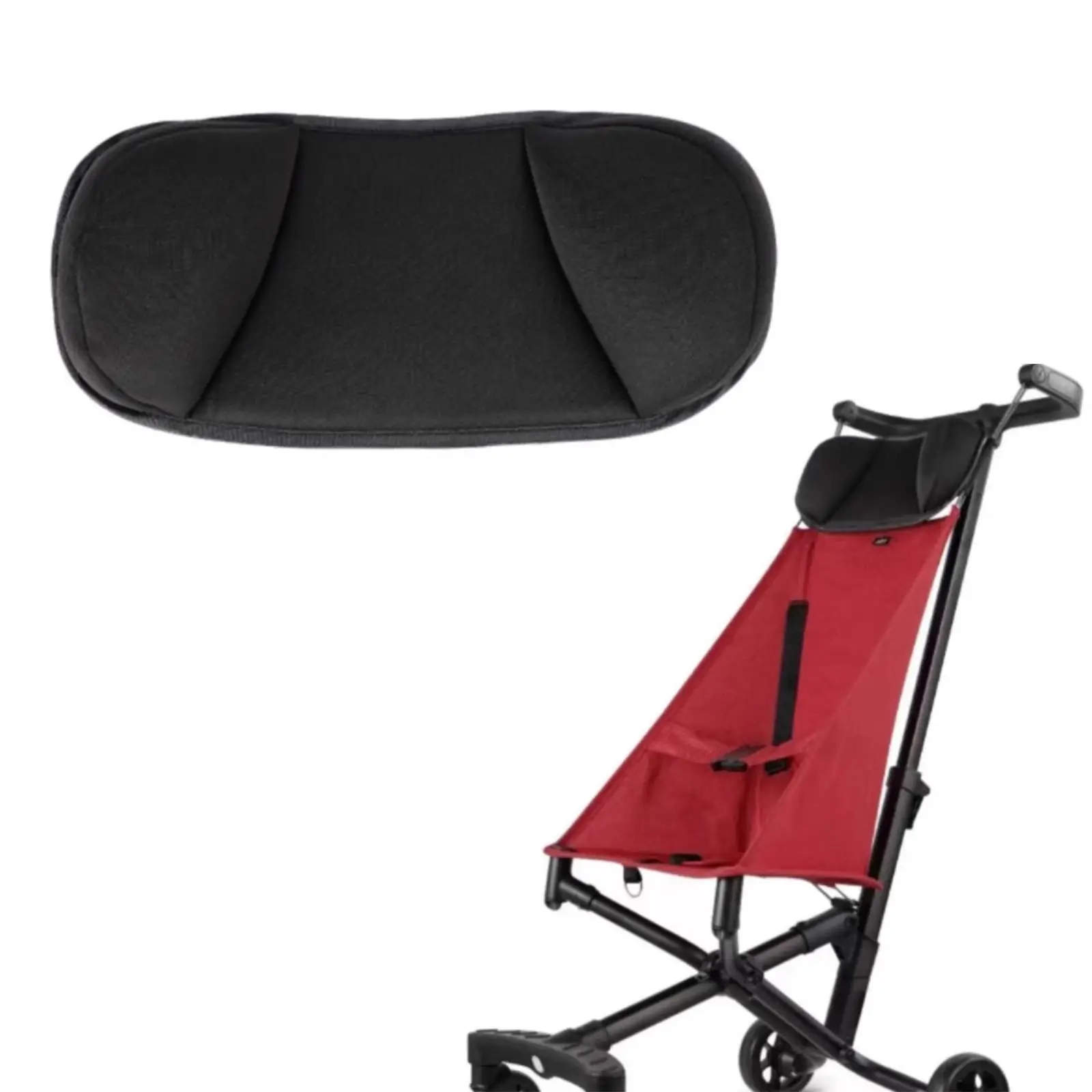 Baby-Kinderwagen-Kissen Komfortables Sitzkissen für Kinderwagen Hängende Kinderwagen-Matte Kopfstütze für Neugeborene Reise-Buggy Image