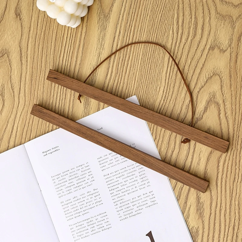 1 Stück 21 31 41 51 cm Teak Kiefernholz Magnetischer Malrahmen Schwarz Weiß 20 Stück Haken für Fotorahmen Malerei Leinwand Posterrahmen Image