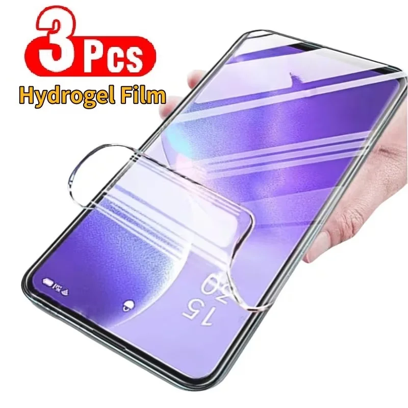 3 Stück Hydrogel-Folie für Vivo V40 V50 Lite V40 SE Pro V50e V40e Vollständige Abdeckung Displayschutzfolie Image