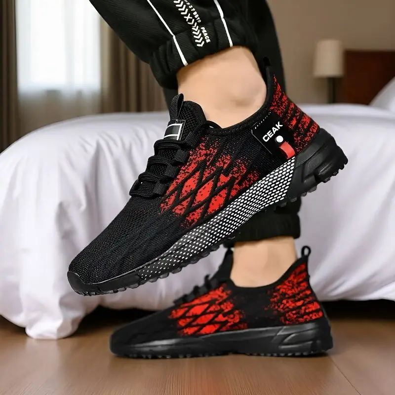 Neue modische hochwertige Herrenschuhe, lässige, atmungsaktive, rutschfeste, leichte Laufschuhe, modische Sportschuhe