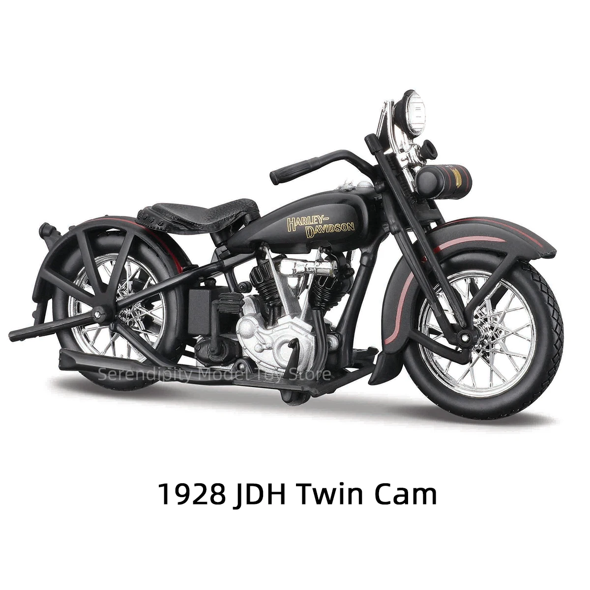 Maisto 1:18 Harley-Davidson 1928 JDH Twin Cam Druckgussfahrzeuge, Sammlerstücke, Hobbys, Motorradmodell, Spielzeug