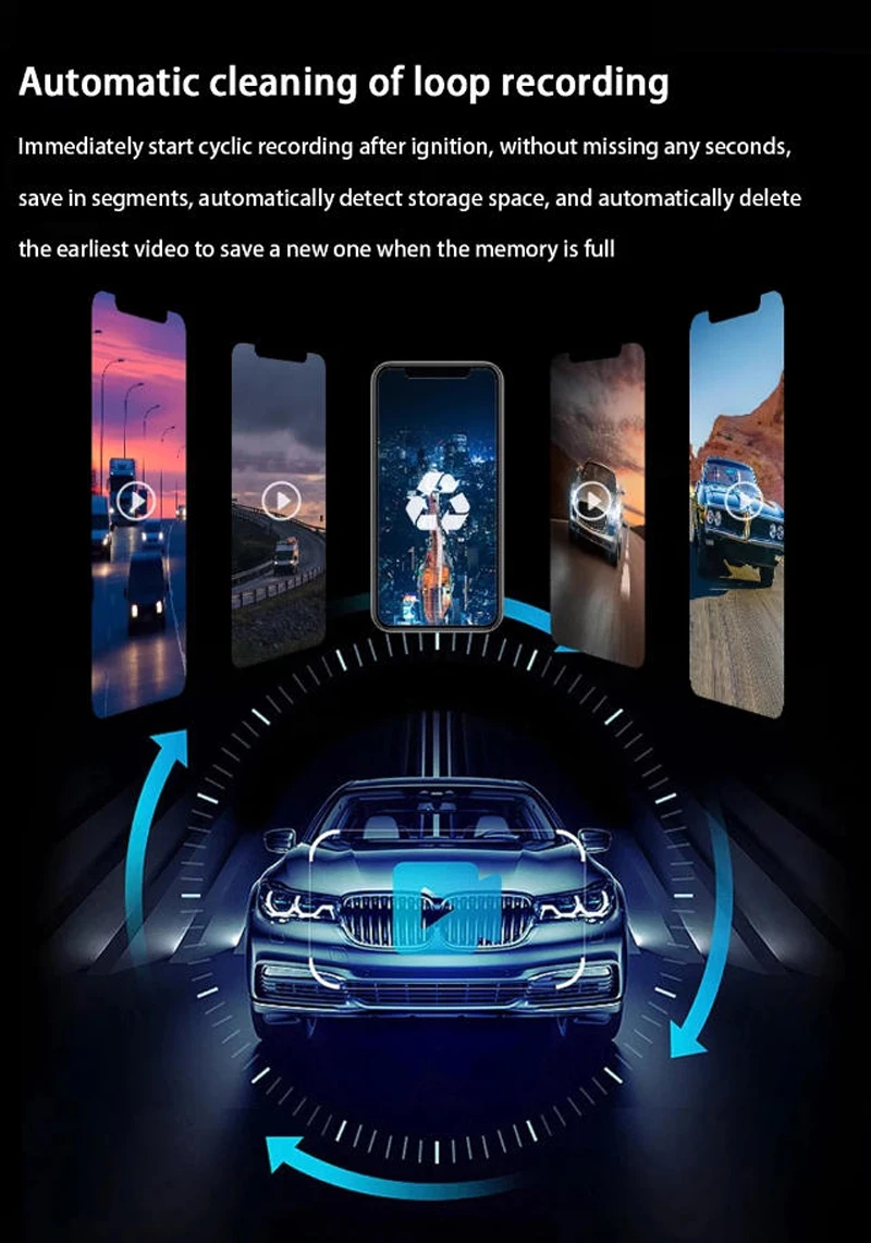 4K Plug-and-Play für Ford Explorer 2024 2025 Auto-Videorekorder WLAN DVR Dashcam Armaturenbrett-Kamera Image
