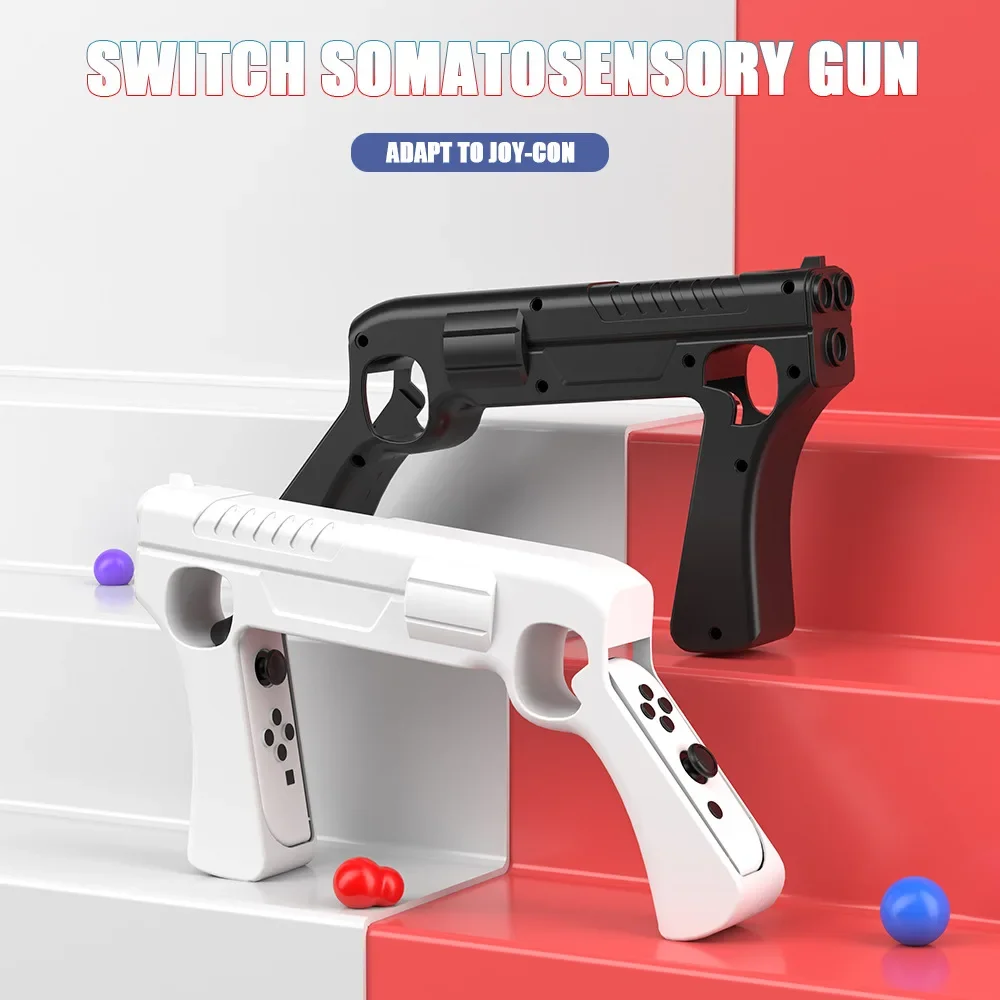 Für Nintendo Schalter Ns Oled Joycon Gun Form Handgriff Sense Controller Grip Game Controller Stehen Gaming Zubehör Image