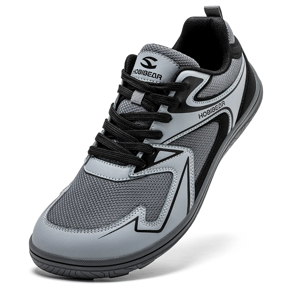HOBIBEAR Barfuß-Minimalist-Schuhe, Unisex, breite Breite, Outdoor-Laufschuhe, Zero-Drop, rutschfeste Wanderschuhe für Damen und Herren