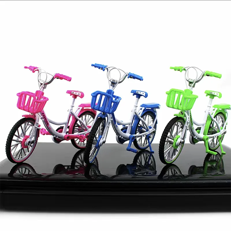 1:10 Mini Modell Legierung Fahrrad Diecast Dekoration Modell Finger Stadt Metall Fahrrad Erwachsene Simulation Sammlung Geschenke Spielzeug für jungen Image