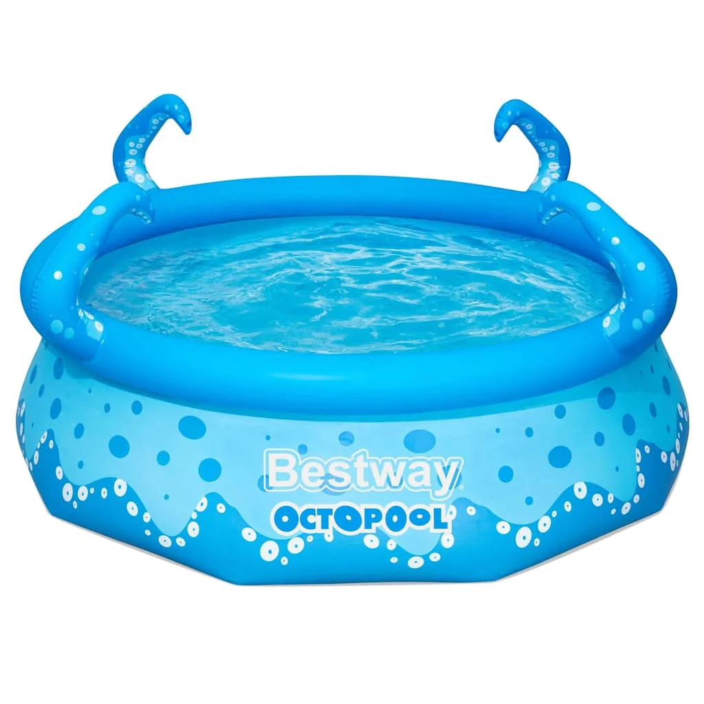 Piscine Bestway Easy Set OctoPool 274x76 cm, piscine extérieure pour jardin, piscine familiale, piscine de loisirs, fête aquatique d'été