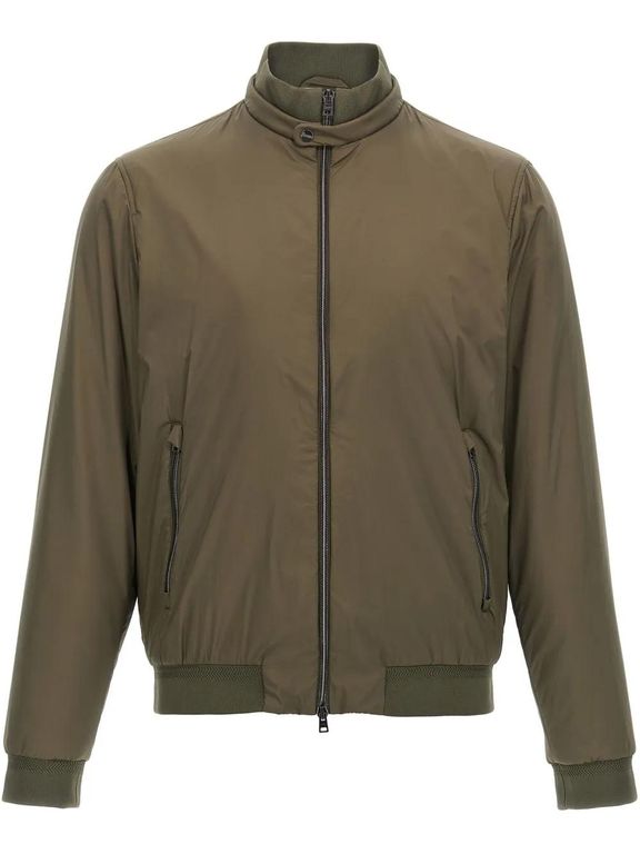 'Ecoage' Bomber Jacket - Green - Herno Jackets