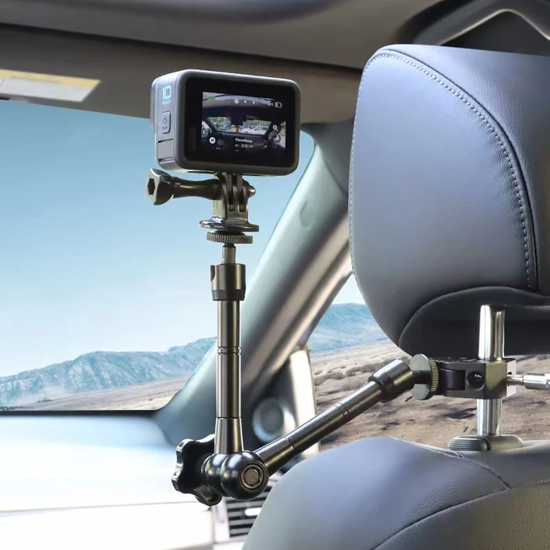 Auto Action Kamera Halterung Fixierung Gopro Auto Halterung Sport Kamera Unterstützung für Go Pro Hero 10 9 8 7 6 5 DJI Osmo Insta360 Image