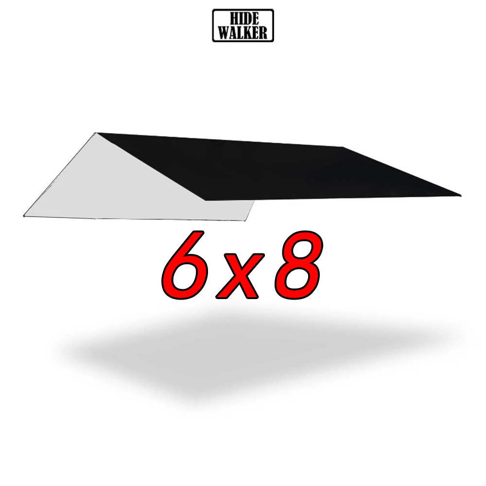 Große Plane 6 × 8m dick 300d Oxford wasserdichte Sonnenschutz Markise Outdoor Camping 20 Hänge punkte 6x8 übergroßes Sonnenschutz zelt Image