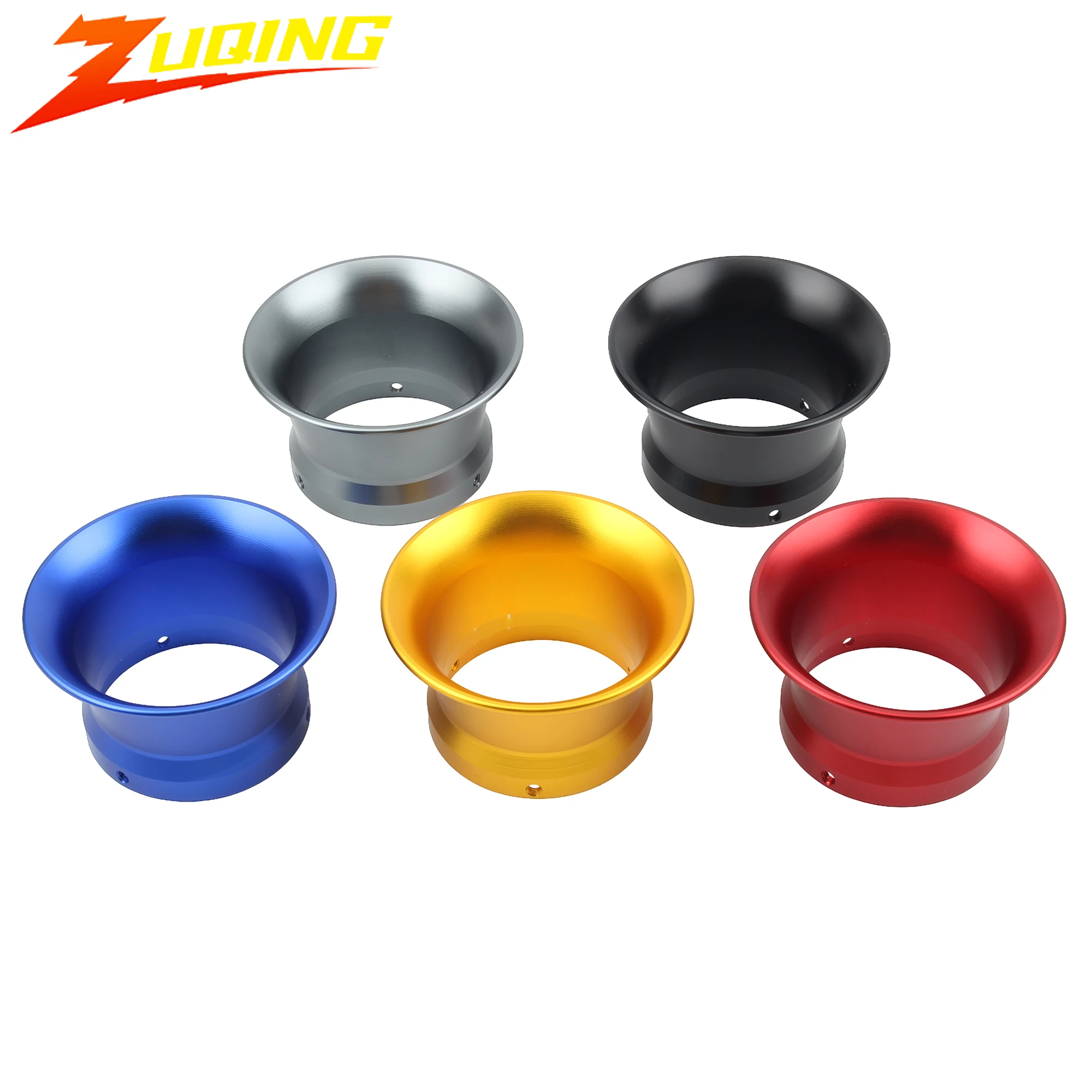 55 mm 63 mm Motorrad-modifizierter Vergaser-Luftfilterbecher The Wind Cup Horn Cup für PWK Keihin 32 34 36 38 40 42 mm Pit Dirt Bike Image
