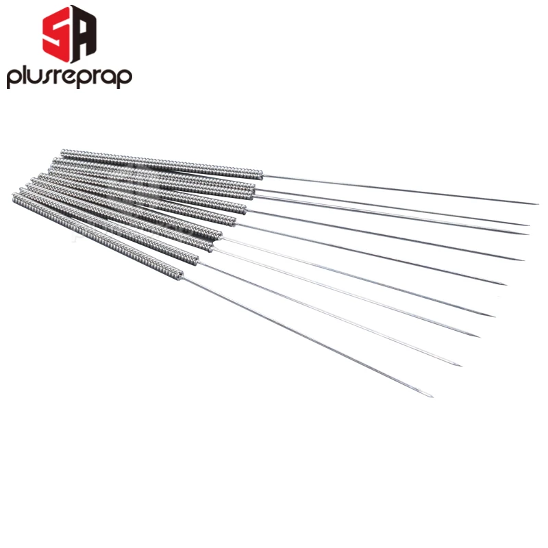 5PCS Düse Reinigung Nadel Spezielle Bohrer Reiniger Edelstahl Für MK8 V6 düse Durch Löcher 0,2-1,0mm 3D drucker teile Image