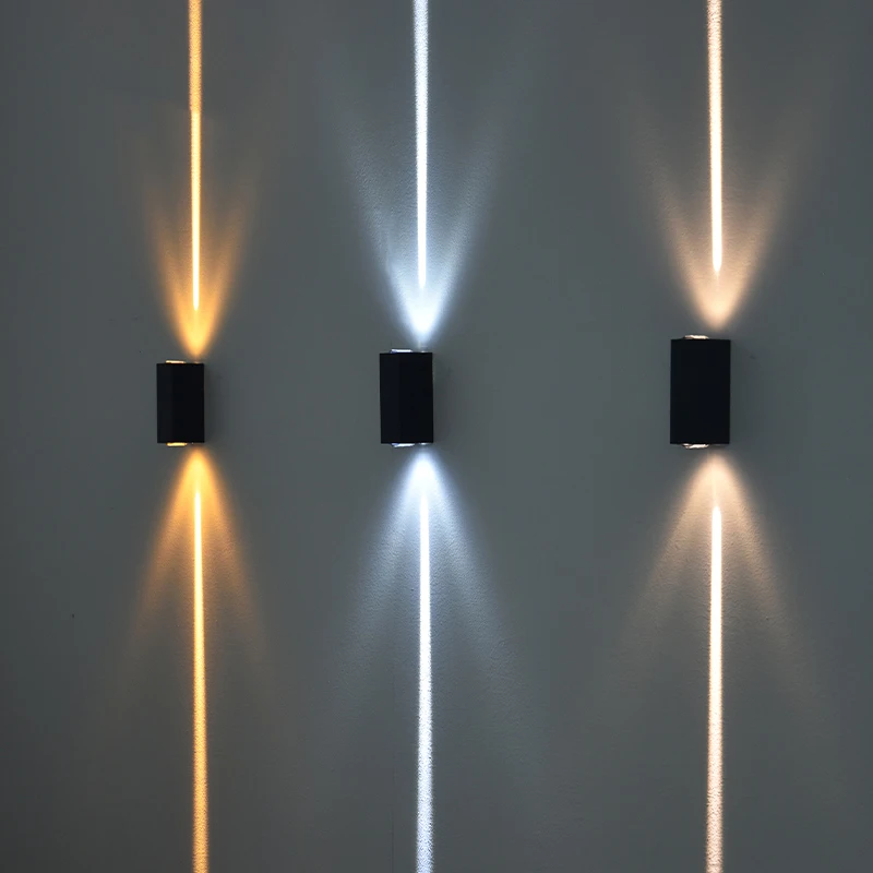 Outdoor wasserdichte Wand leuchte 6w LED Cob wasserdicht IP65 Aluminium Wand leuchte Beleuchtung Veranda Garten lampe AC85-265V Außenwand leuchte