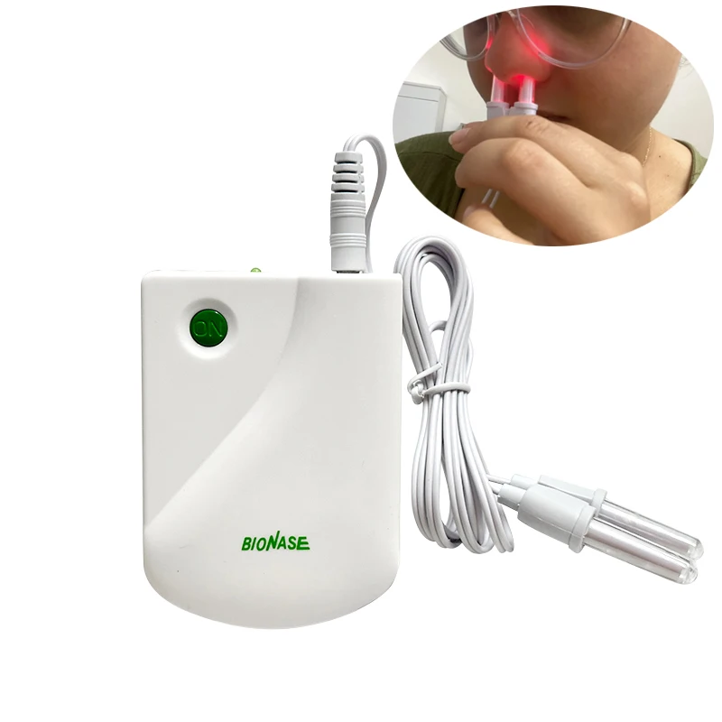 BioNase Nasenmassagegerät zur Behandlung von Rhinitis und Sinusitis, Heuschnupfen-Therapie mit Niederfrequenz-Pulslaser, Gerät gegen Laufende Nase und Niesen Image