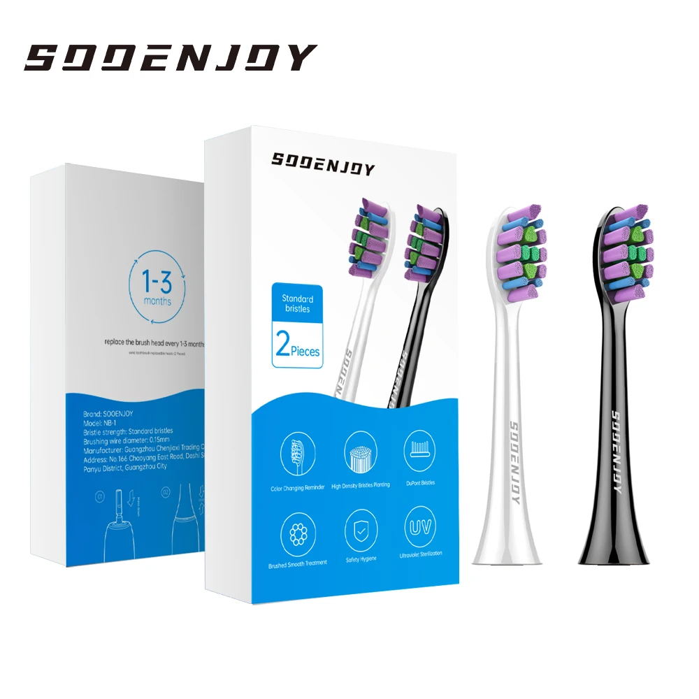 SOOENJOY NB-1 Original Ersatz-Zahnbürstenköpfe Düsen für NB-1 Sonic Electric Zahnbürste Image