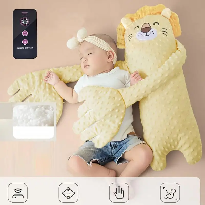 Cartoon Baby Schlafhilfe Beruhigendes Handkissen Befrieden Puppenhand mit Fernbedienung für Neugeborene Kleinkind Schlafkomfort Klopfpuppe Image