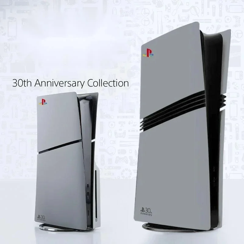 Für PS5 Pro 30th Anniversary Edition Hülle PS5 Pro Grau Frosted Shell Ps5 Slim 30th Anniversary Ersatzhülle Image