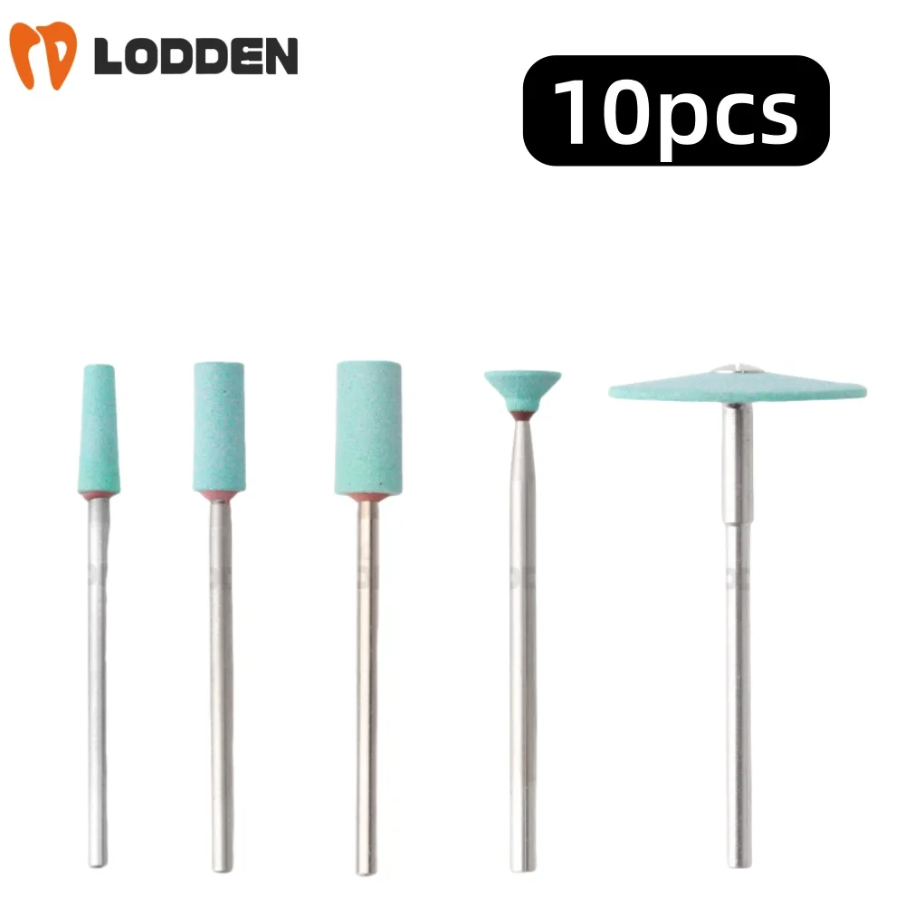 10 stücke Dental Zirkonia Polieren Burs DG für emax Labor Polierer Medium Grit Grün Keramik Schwangere Diamant Burspcs Image